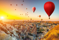 探索土耳其卡帕多奇亚热气球体验-探索全世界旅游