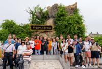 探索全世界旅游-台湾旅游交流协会前来洪洞大槐树景区考察调研
